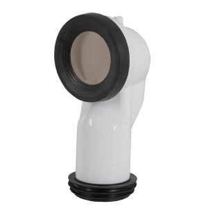 Codo de conexión Inodoro Piso 25 cm